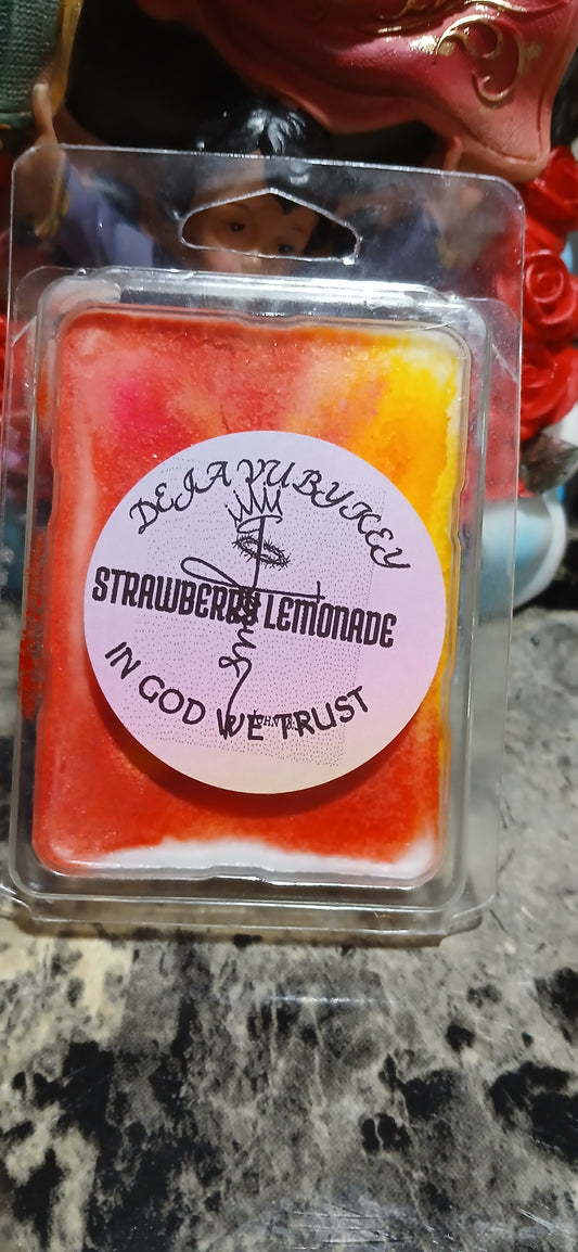 Strawberry lemonade wax melt